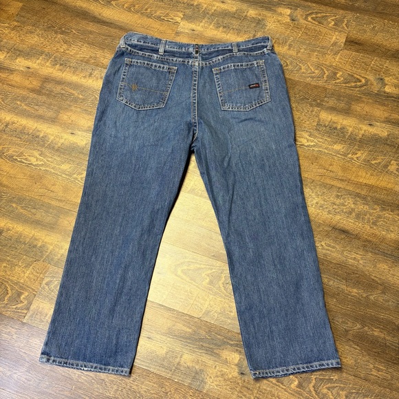 Ariat FR M4 Low Rise Boot Jeans Mens 44x30 Blue Flame Resistant Denim